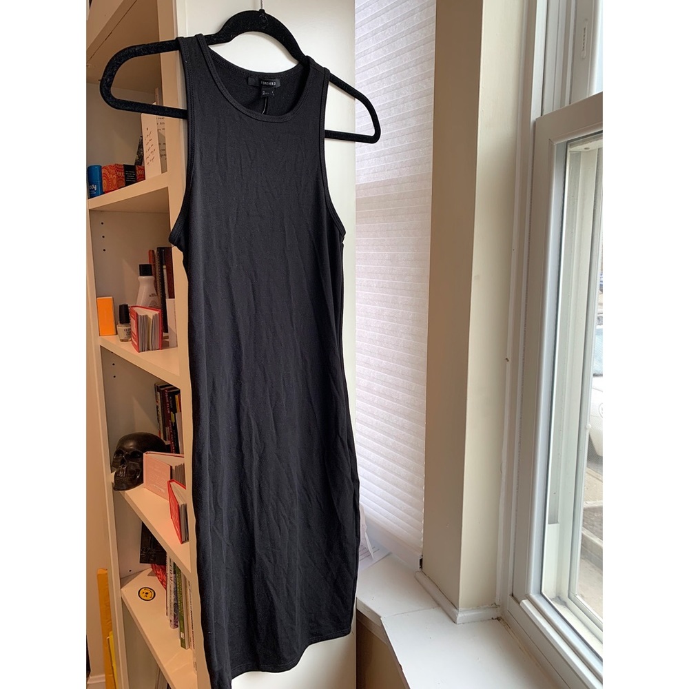 Black Racerback Bodycon Dress